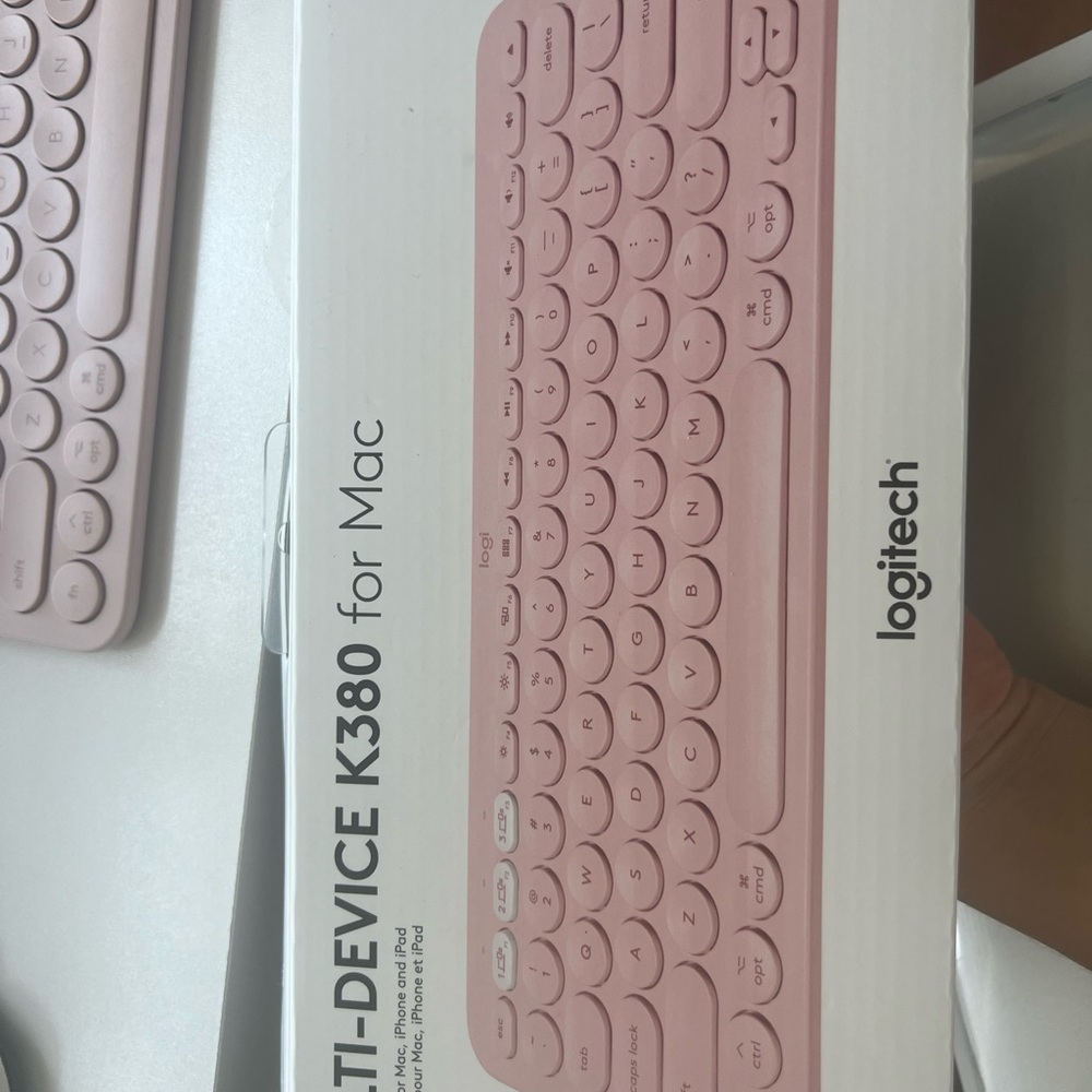 Logitech Pink Wireless Keyboard